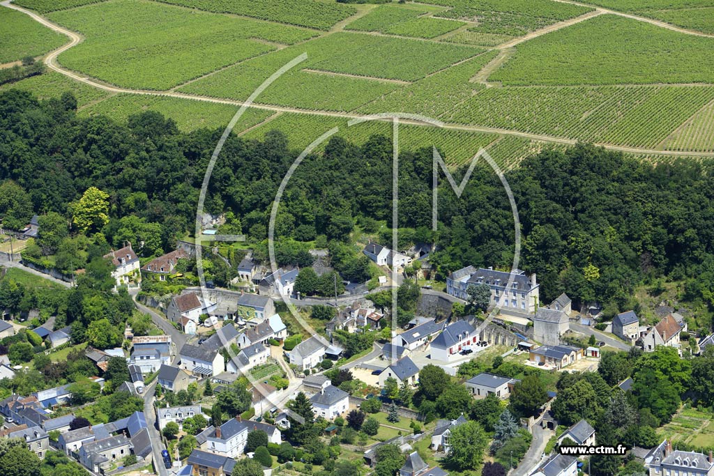 Photo arienne de Vernou-sur-Brenne