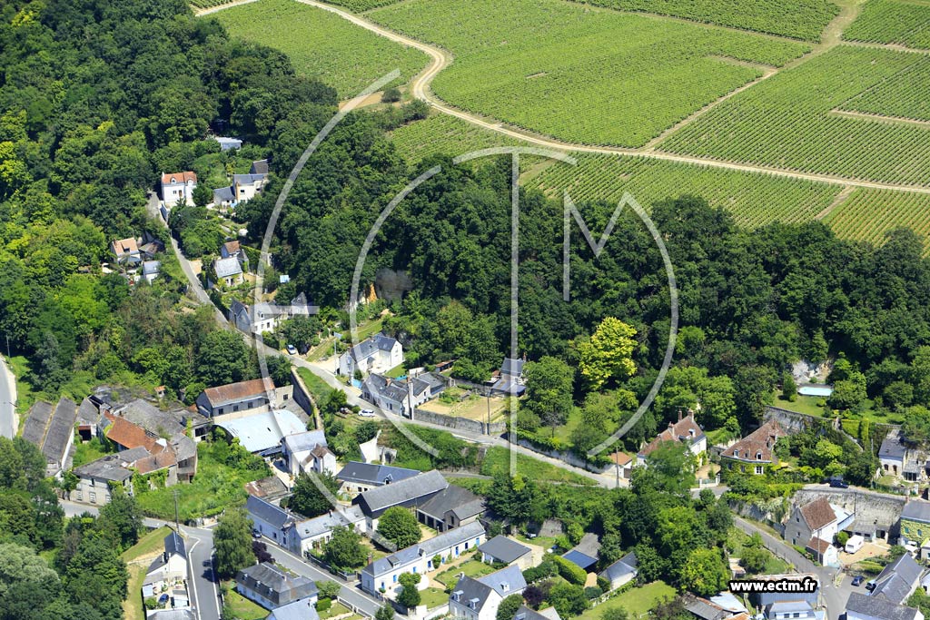 Photo arienne de Vernou-sur-Brenne