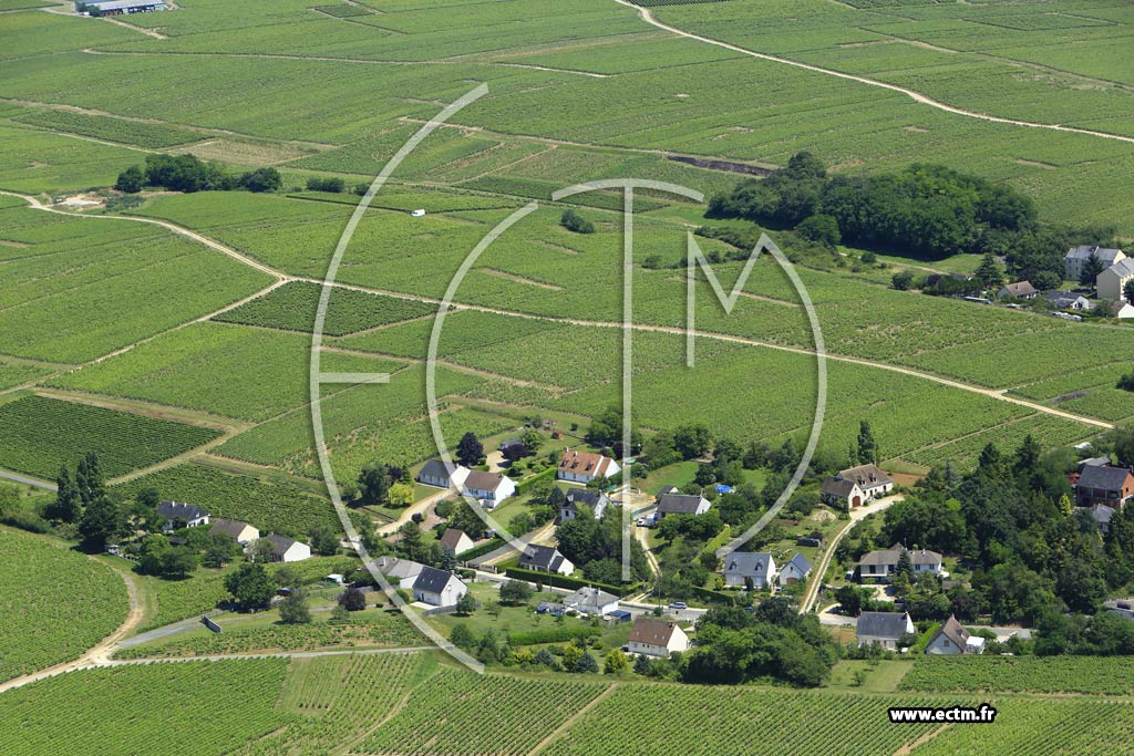 Photo arienne de Vernou-sur-Brenne