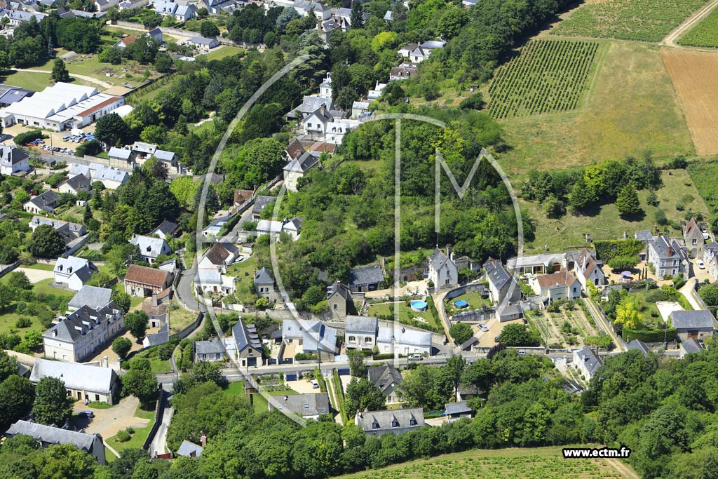 Photo arienne de Vernou-sur-Brenne