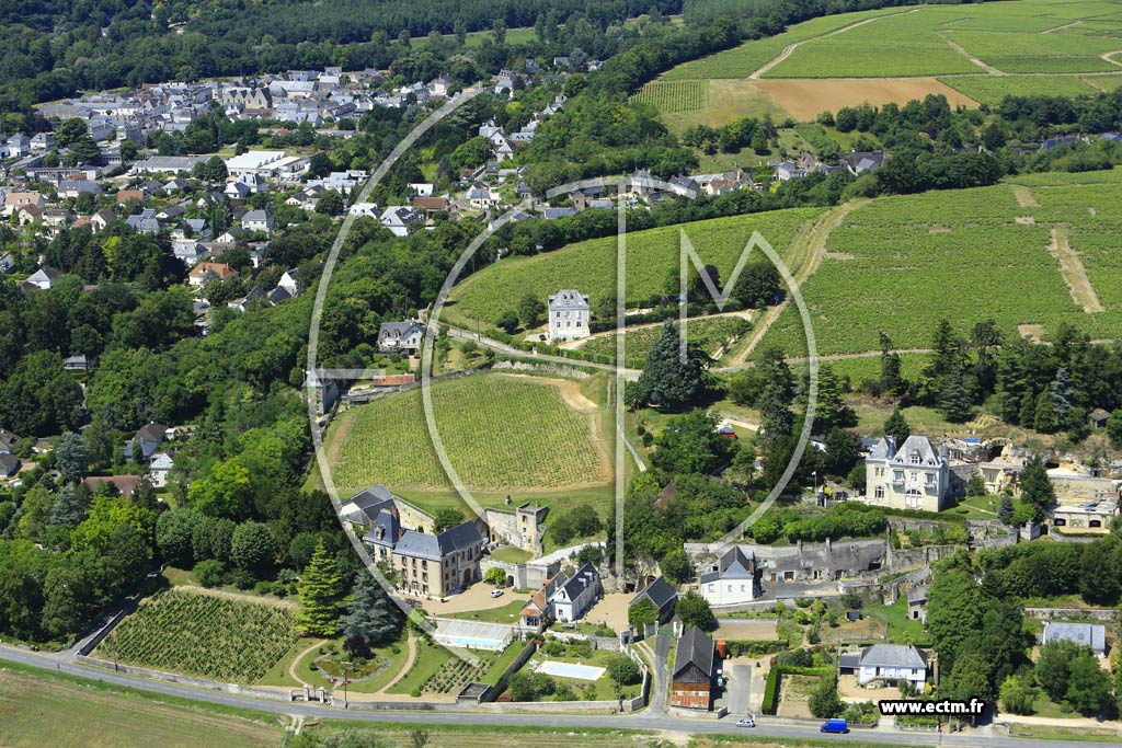 Photo arienne de Vernou-sur-Brenne