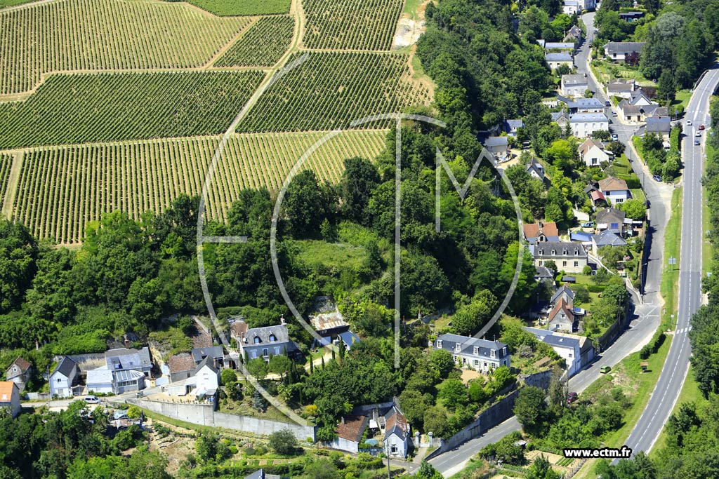 Photo arienne de Vernou-sur-Brenne