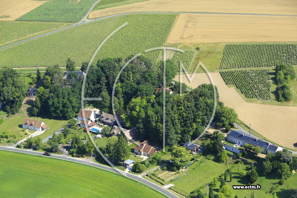 Photo arienne de Vernou-sur-Brenne (la Rauderie)
