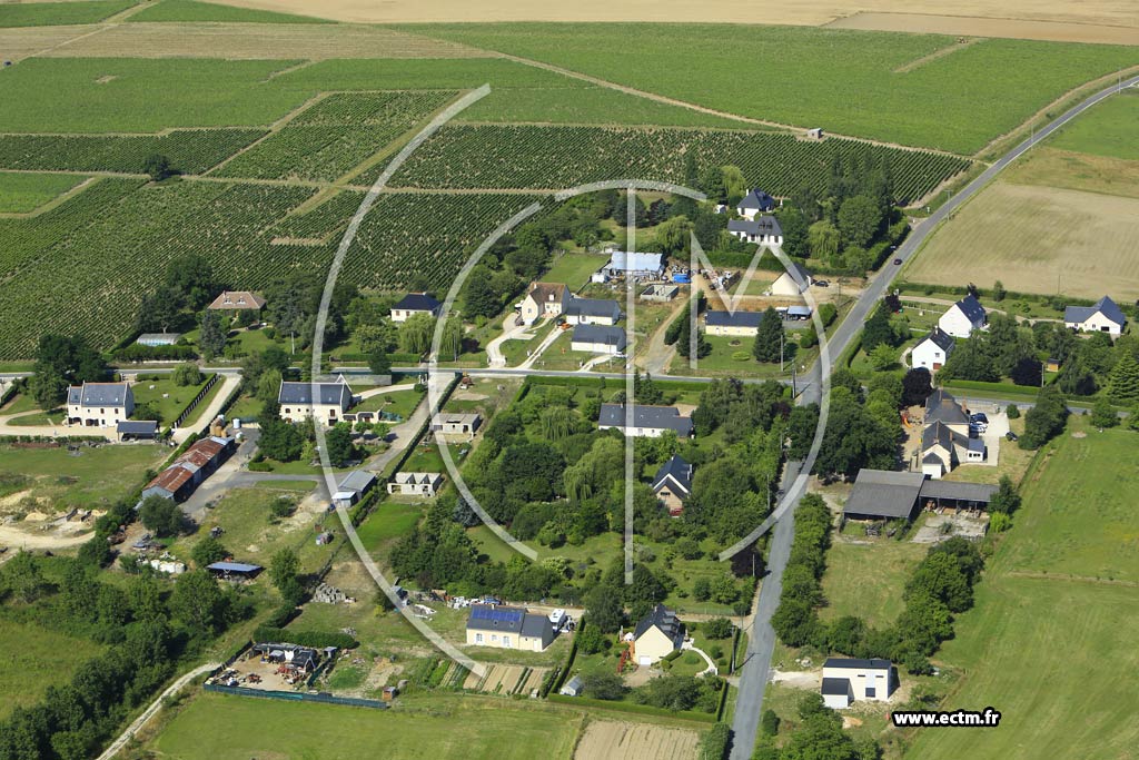Photo arienne de Vernou-sur-Brenne (la Touche)