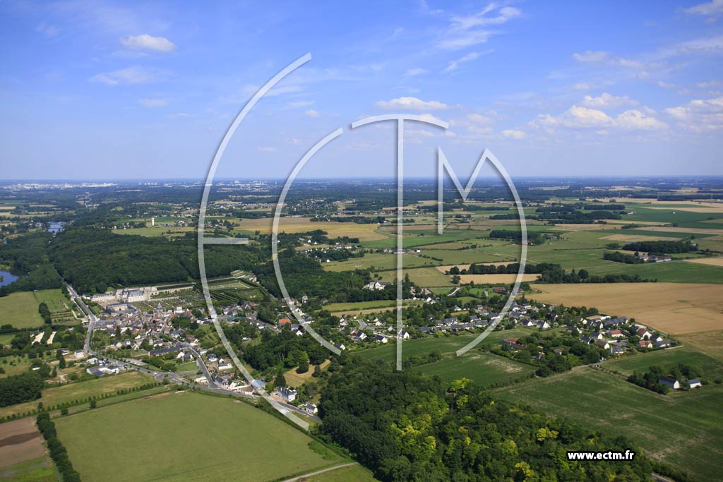 Photo arienne de Villandry