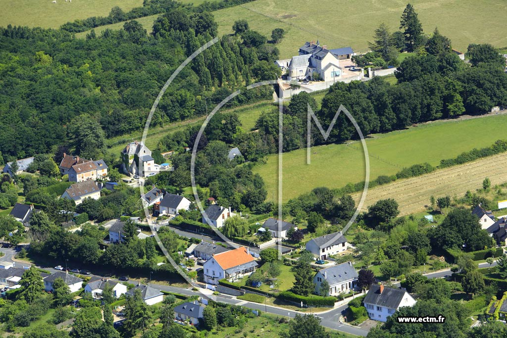 Photo arienne de Villandry
