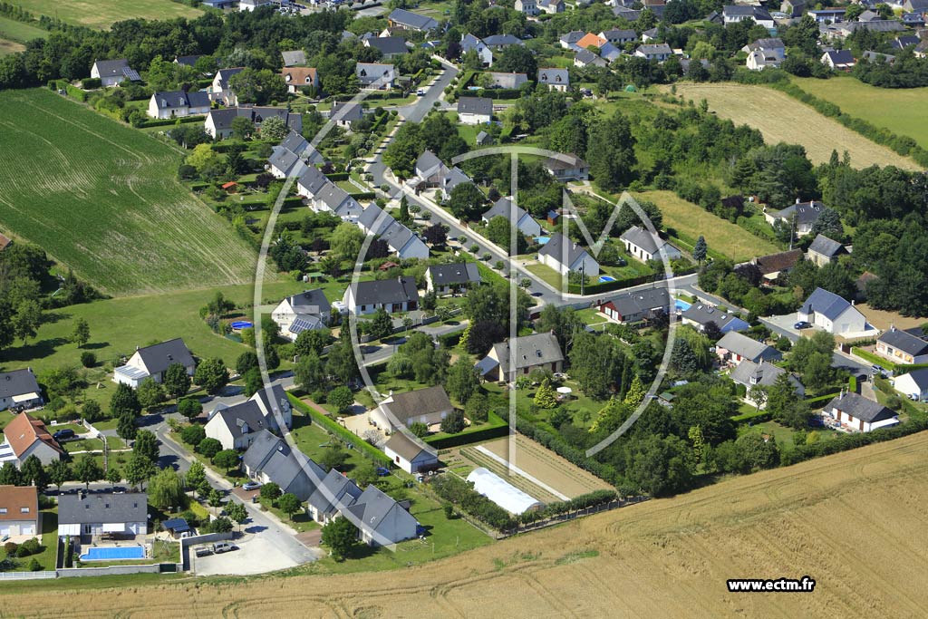 Photo arienne de Villandry