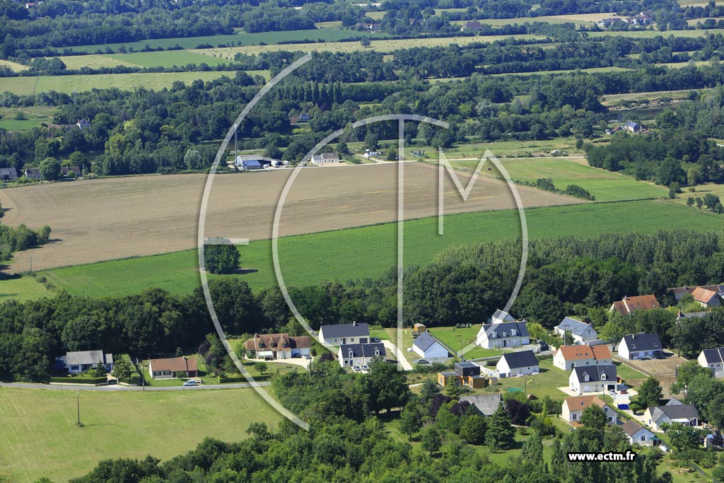 Photo arienne de Villandry