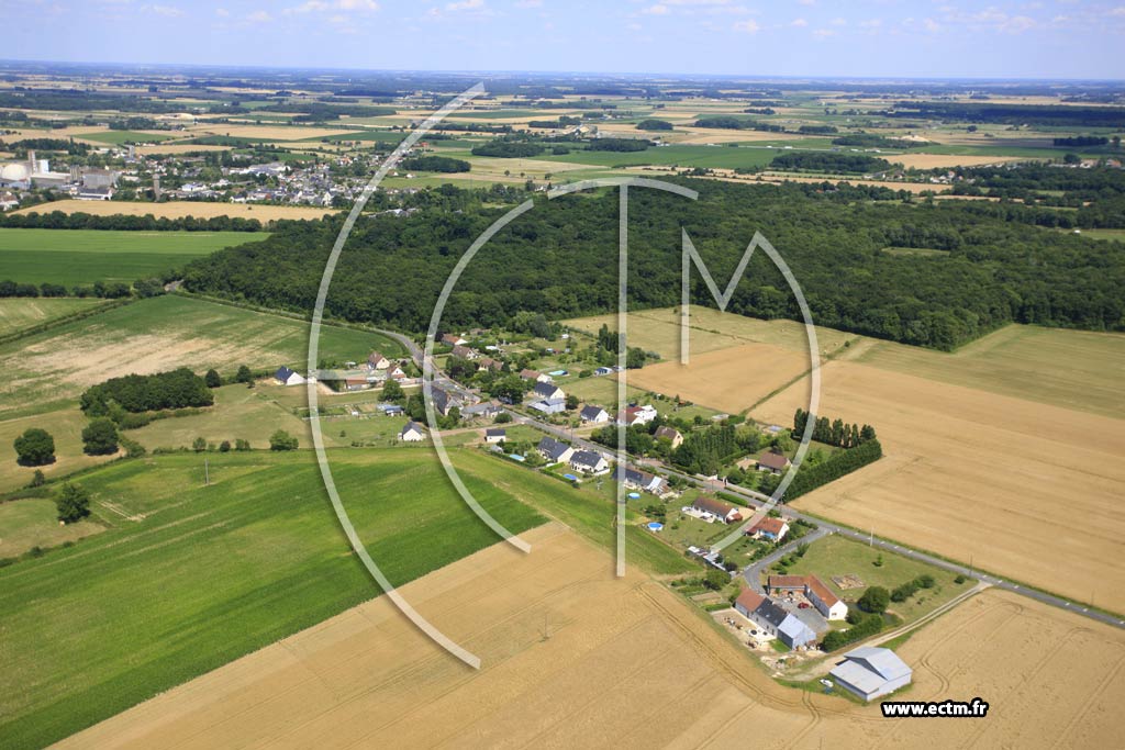 Photo arienne de Villeperdue (les Trois Chnes - la Grentelle)