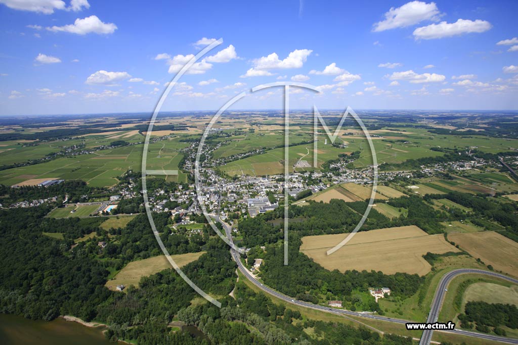 Photo arienne de Vouvray