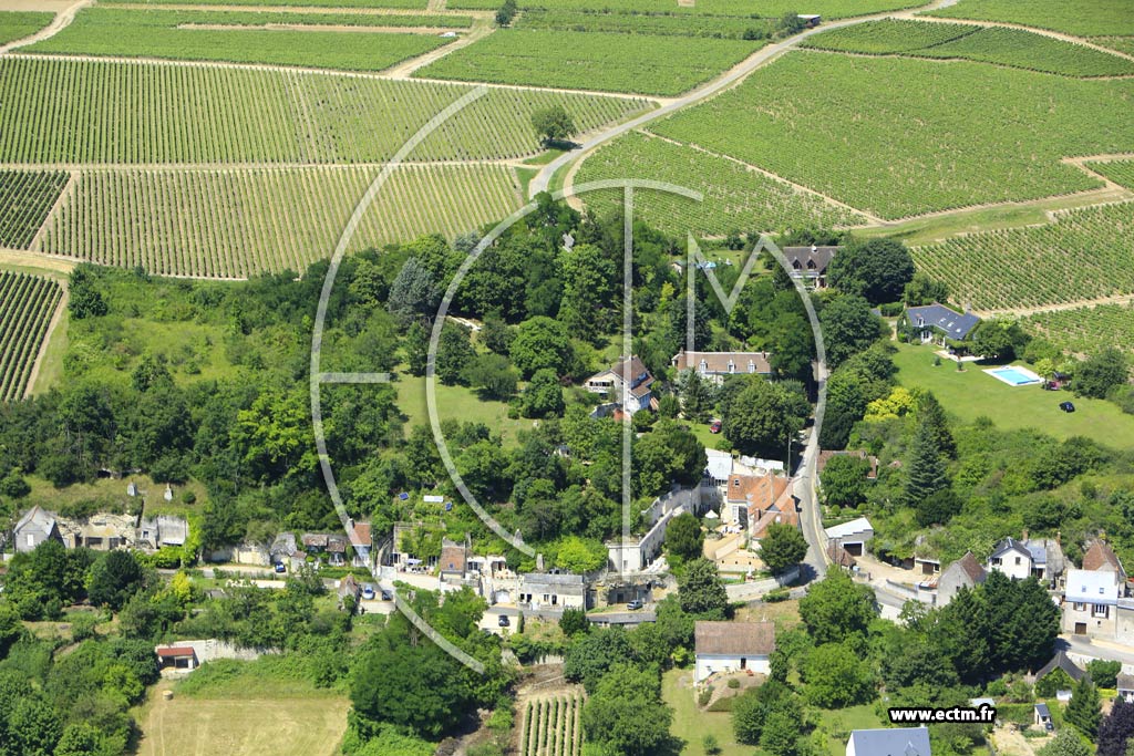 Photo arienne de Vouvray