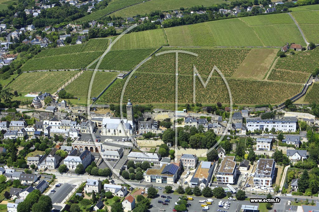Photo arienne de Vouvray