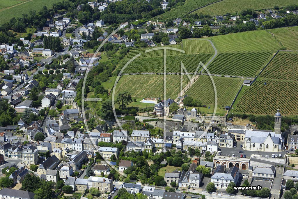 Photo arienne de Vouvray