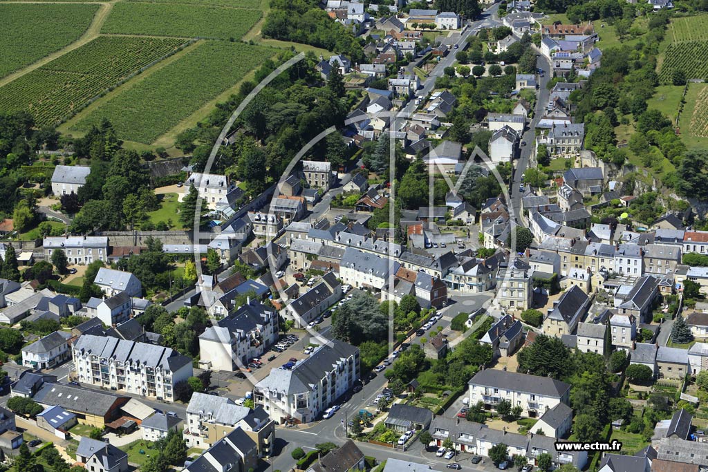Photo arienne de Vouvray