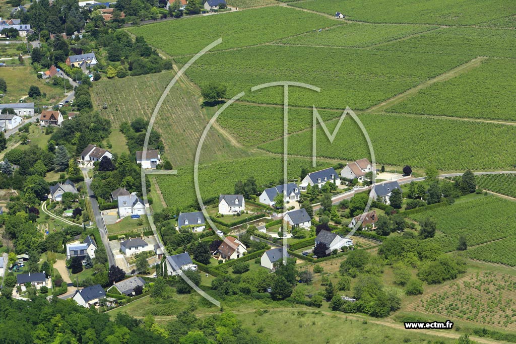 Photo arienne de Vouvray (Bois Richer)