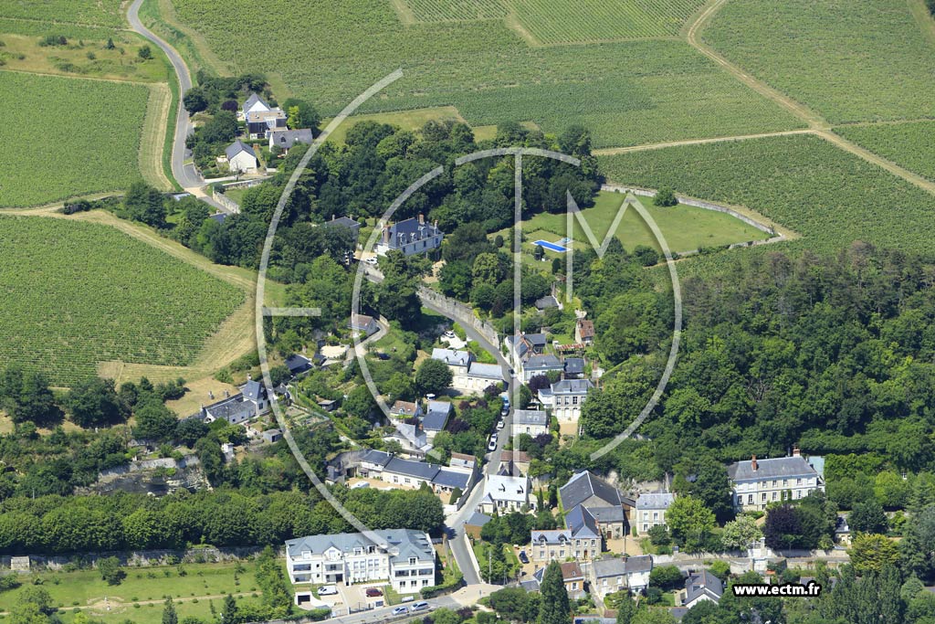 Photo arienne de Vouvray (l'cheneau)