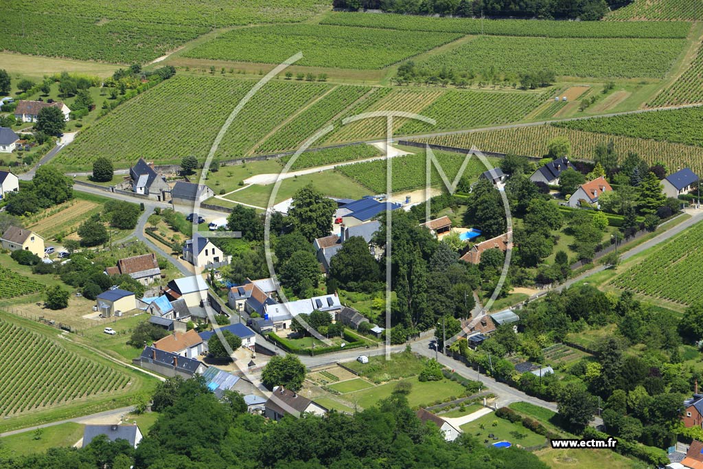 Photo arienne de Vouvray (la Fuye)