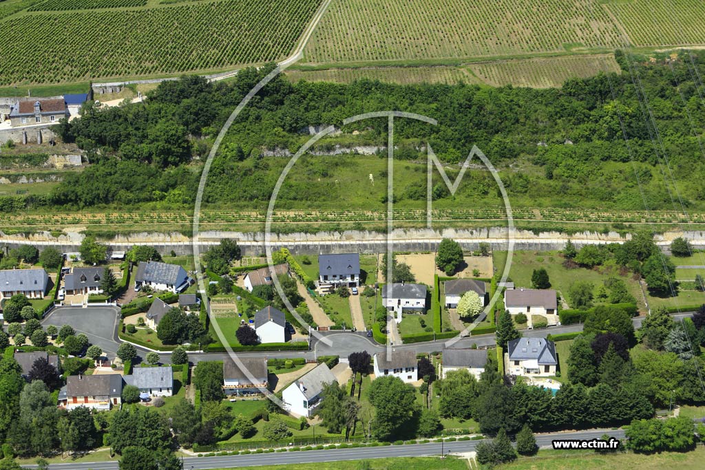 Photo arienne de Vouvray (le Mont)