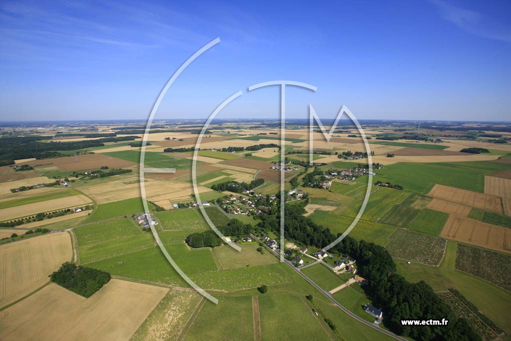 Photo arienne de Vouvray (les  Bas Closeaux)