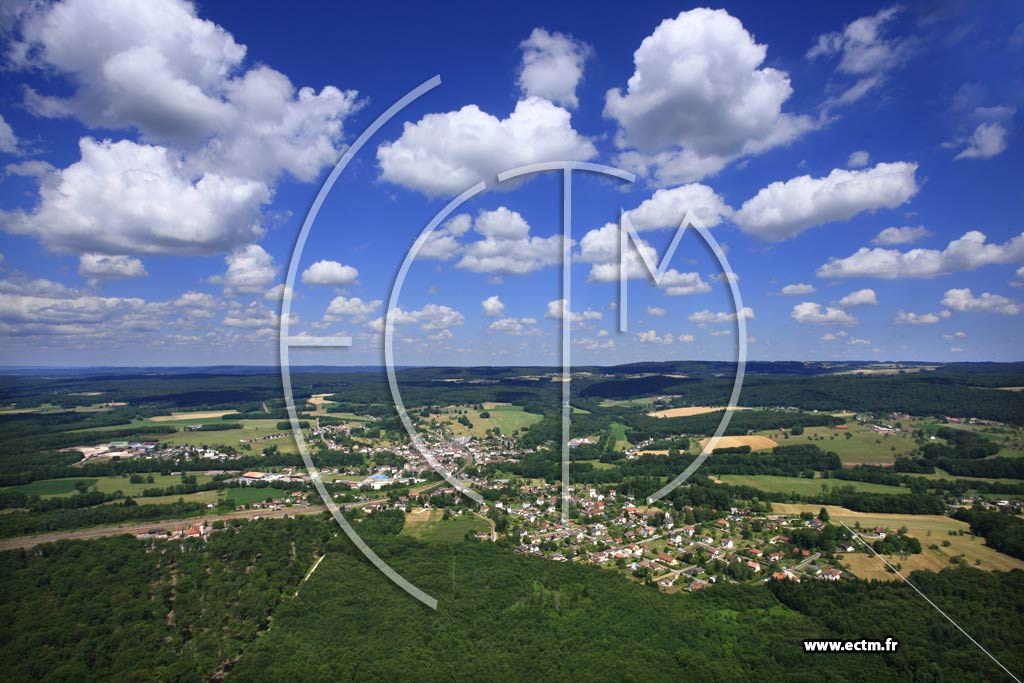 Photo arienne de Aillevillers-et-Lyaumont