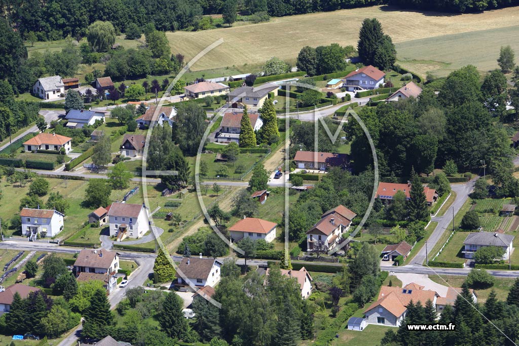 Photo arienne de Aillevillers-et-Lyaumont (le Bambois)