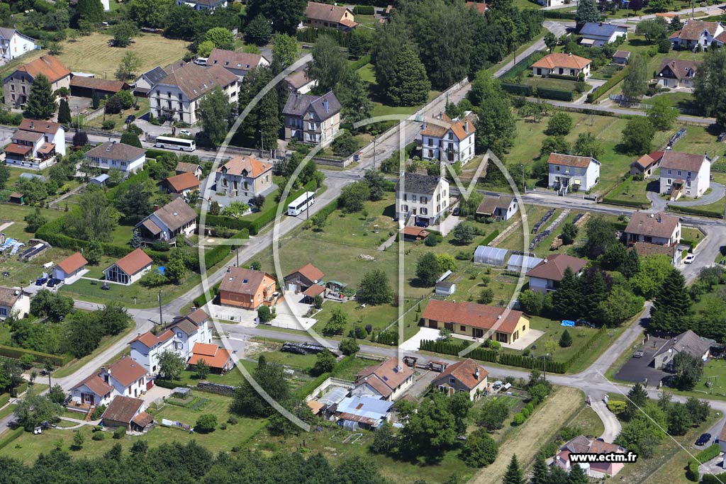 Photo arienne de Aillevillers-et-Lyaumont (le Bambois)