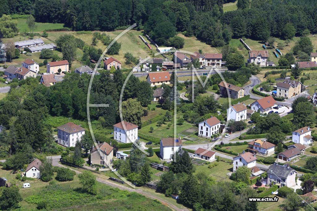 Photo arienne de Aillevillers-et-Lyaumont (le Bambois)