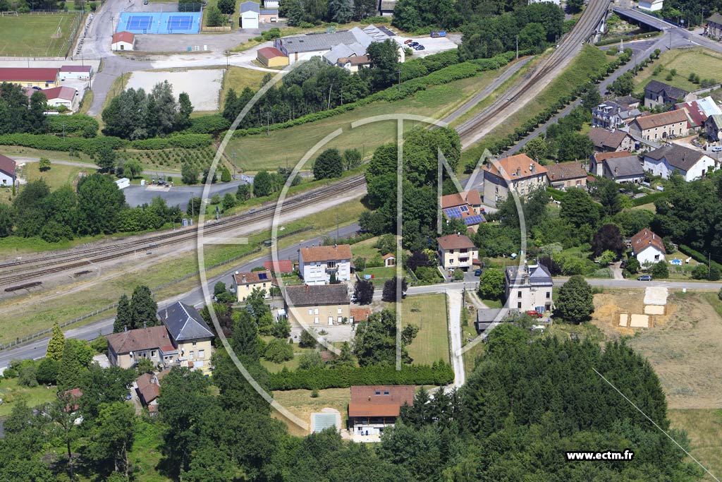Photo arienne de Aillevillers-et-Lyaumont (le Bambois)