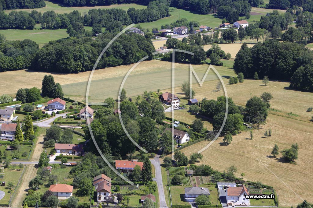 Photo arienne de Aillevillers-et-Lyaumont (le Bambois)