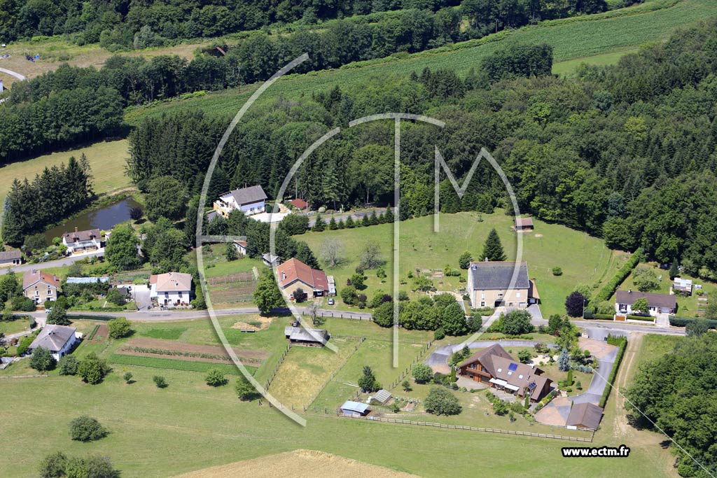 Photo arienne de Aillevillers-et-Lyaumont (le Pontcey)