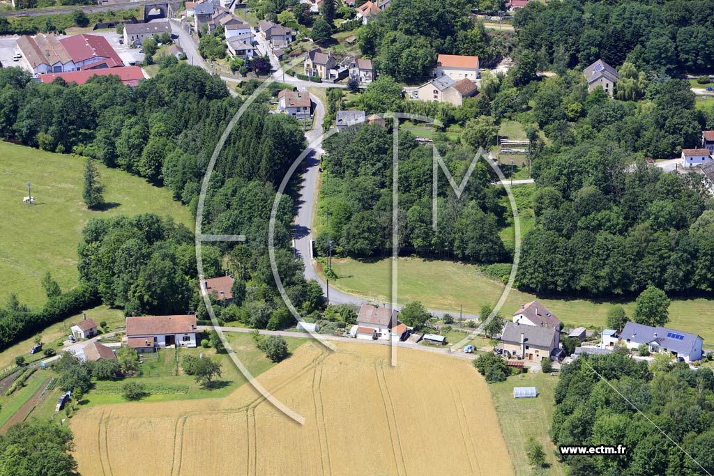 Photo arienne de Aillevillers-et-Lyaumont (le Pontcey)