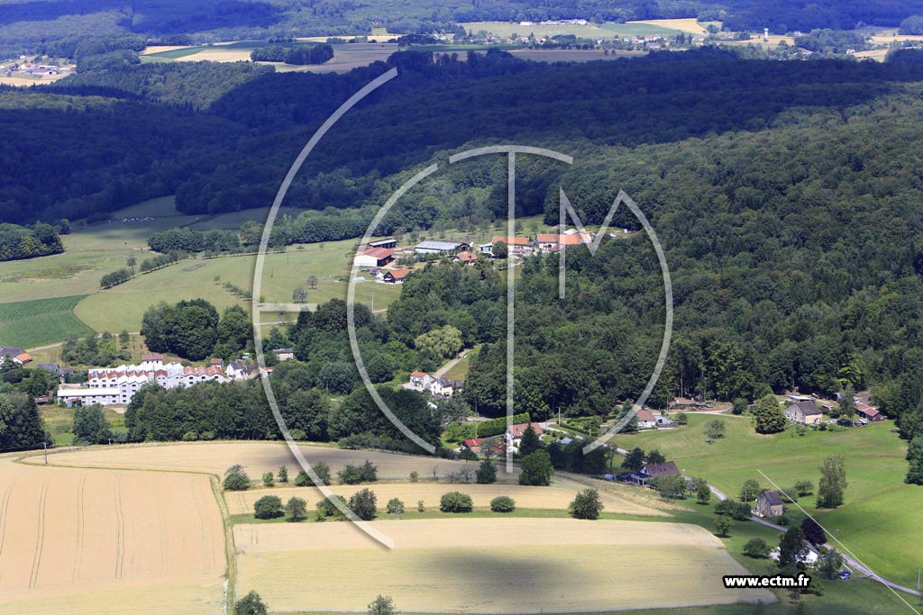 Photo arienne de Aillevillers-et-Lyaumont (les Granges de la Branleure)