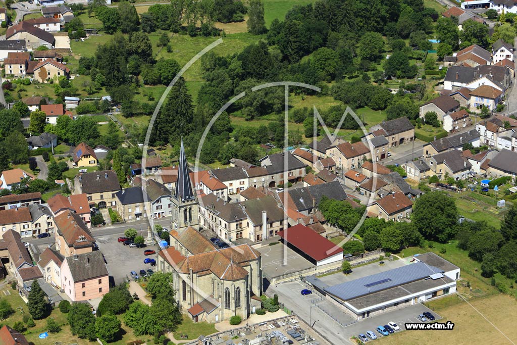 Photo arienne de Fontaine-ls-Luxeuil (Centre-Ville)