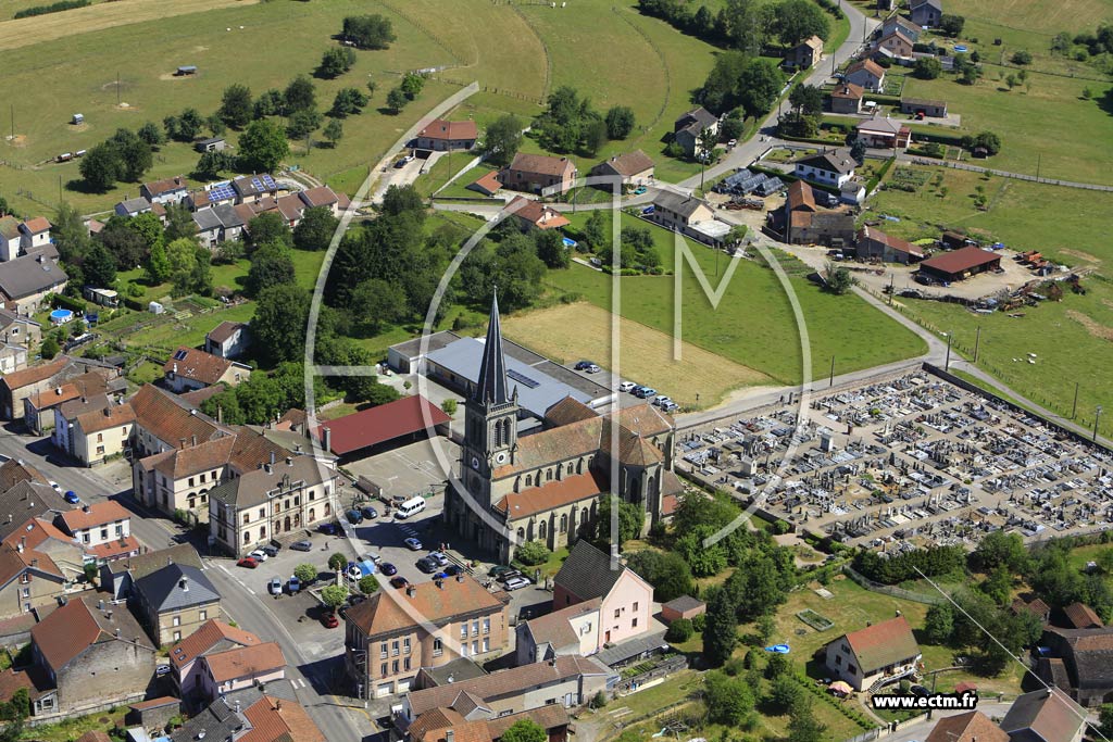 Photo arienne de Fontaine-ls-Luxeuil (Centre-Ville)
