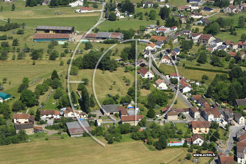 Photo arienne de Fontaine-ls-Luxeuil (Champs Montants)