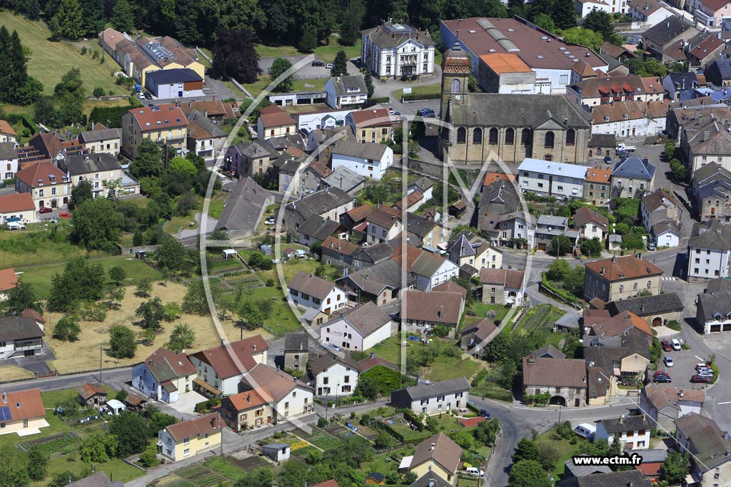Photo arienne de Fougerolles (Centre-Ville)