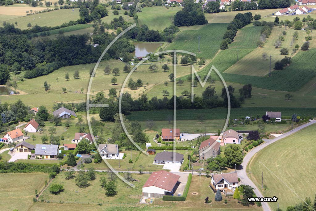 Photo arienne de Fougerolles (Chez Daubou)