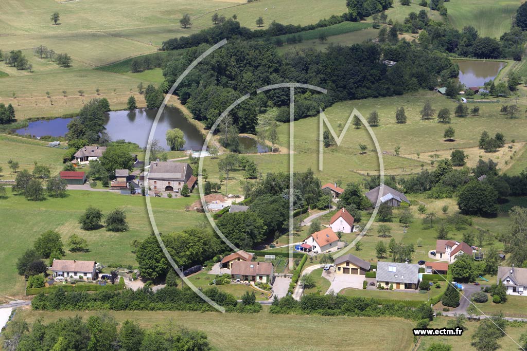 Photo arienne de Fougerolles (Chez Daubou)