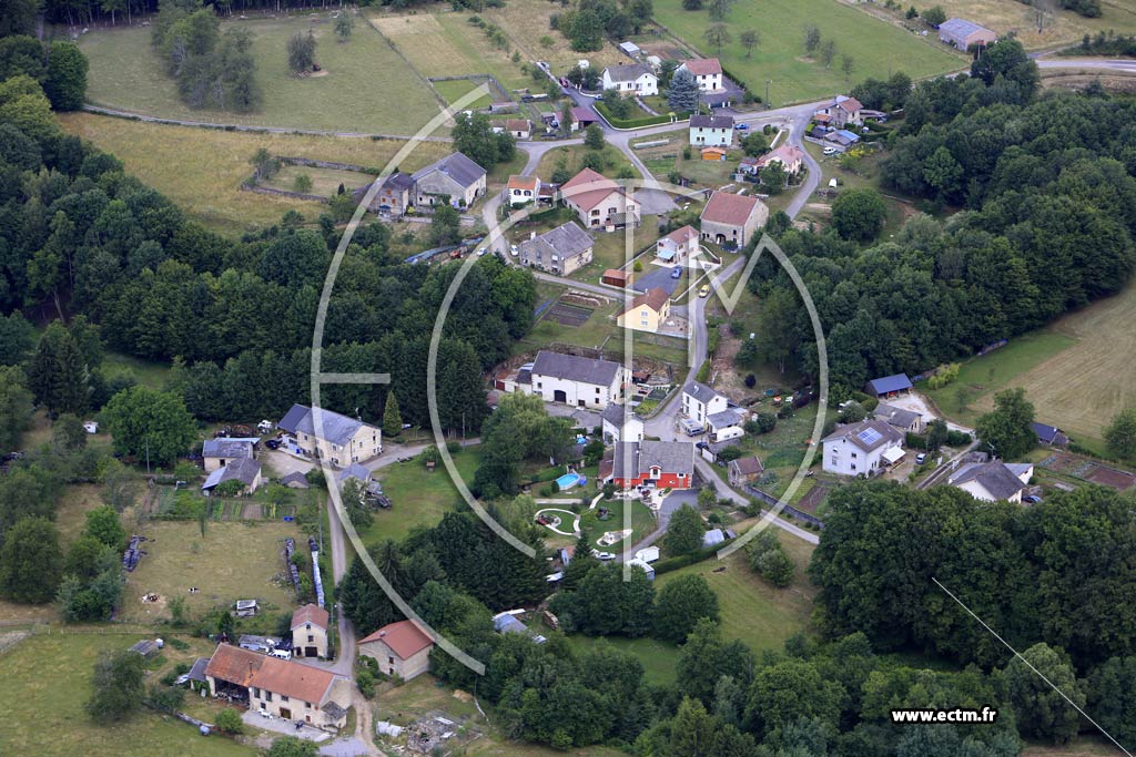 Photo arienne de Fougerolles (la Motte)