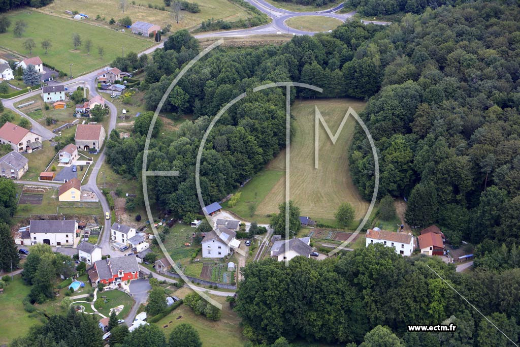 Photo arienne de Fougerolles (la Motte)