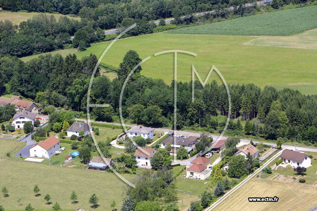 Photo arienne de Fougerolles (le Rond Pr)