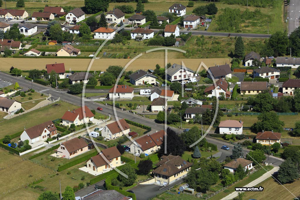 Photo arienne de Froideconche (la Zouzette)