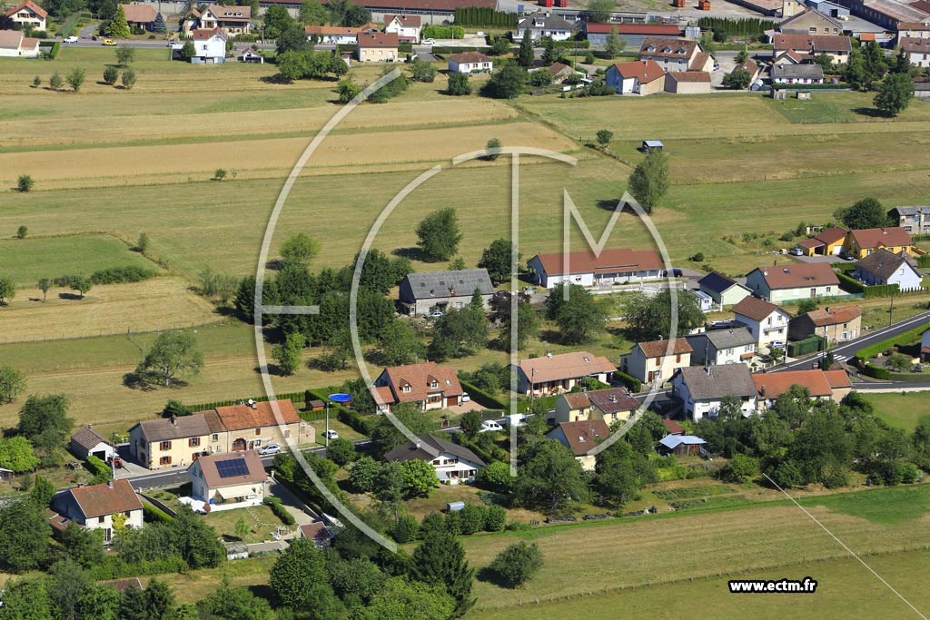 Photo arienne de Froideconche (le Crot)