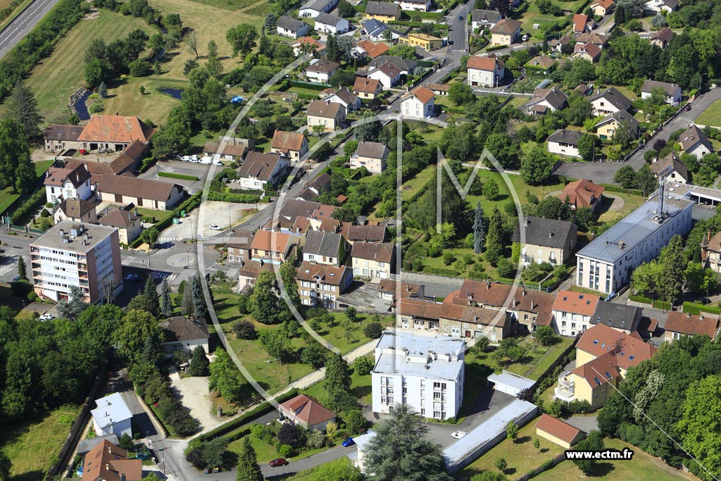Photo arienne de Luxeuil-les-Bains (Faubourg du Chne)