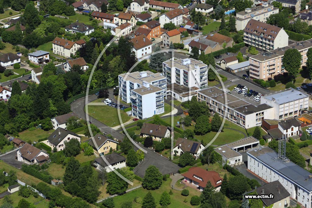 Photo arienne de Luxeuil-les-Bains (Faubourg du Chne)