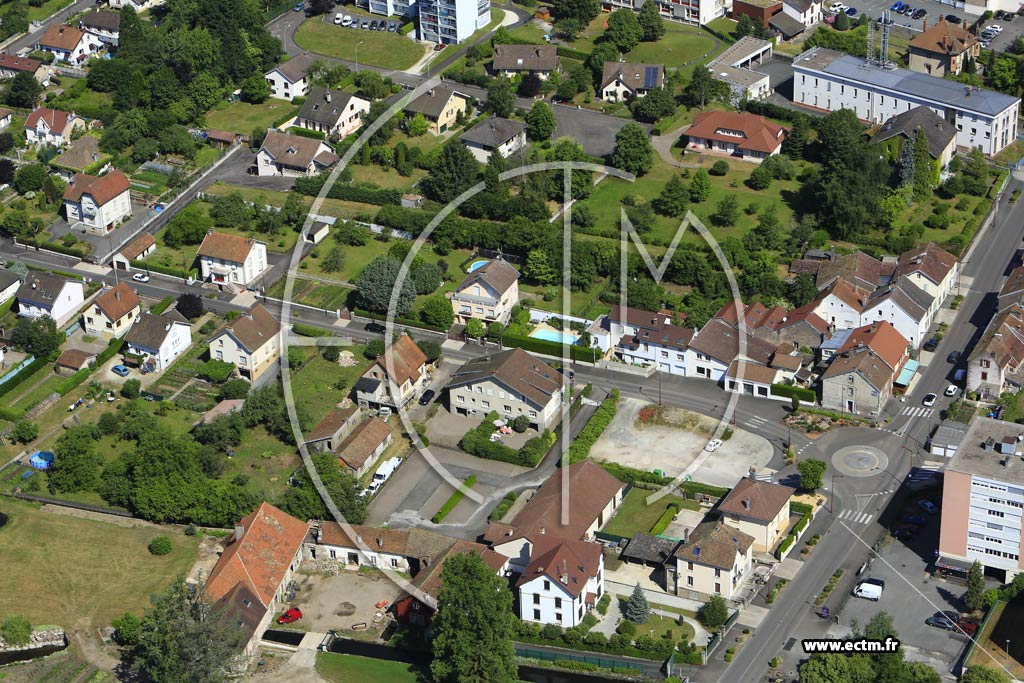 Photo arienne de Luxeuil-les-Bains (Faubourg du Chne)