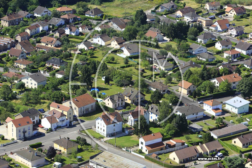 Photo arienne de Luxeuil-les-Bains (Quartier de l'Av. du Marchal Turenne)