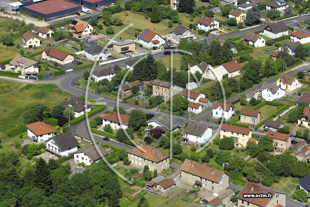 Photo arienne de Luxeuil-les-Bains (Quartier de l'Av. du Marchal Turenne)