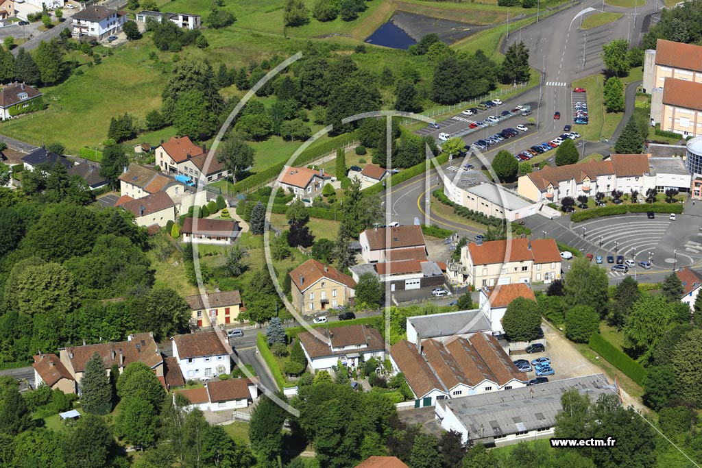 Photo arienne de Luxeuil-les-Bains (Quartier de la Rue de Grammont)