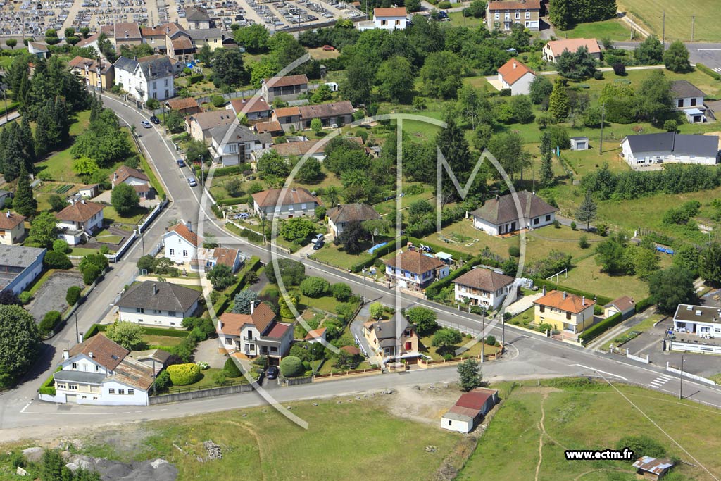 Photo arienne de Saint-Loup-sur-Semouse (Avenue Michel Leroy)